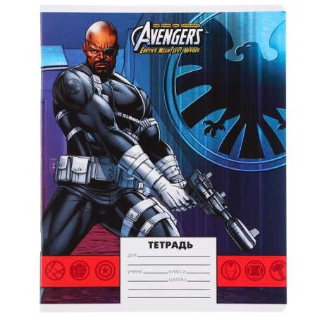 Notebook in a cage 24 sheets, 5 types of mix, cover coated paper, spider-man-6