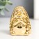 Souvenir Ceramics "Hedgehog" Gold 5x4.5x6.7 cm