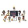 A set-surge with the figure “Very strange things”, with accessories, 7 cm, mix