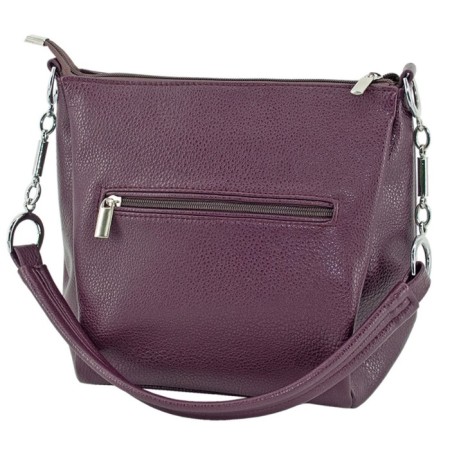 Women's bag B2787-07110, burgundy color, artificial leather, 19x10x23 cm-2