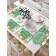 Set of napkins for setting the table "Family pairs of bunnies", rectangular, size 32x46 cm, 4 pcs