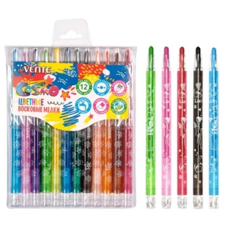 Loads wax 12 colors Devente Cosmo, with a rotary mechanism, a plastic block on Velcro-7