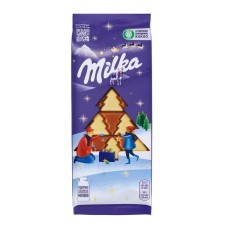 Шоколад молочный, МИЛКА, в виде елочек, 73г