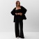 Women's costume (sweatshirt and trousers) KAFTAN PLUSHY p. 40-42, black