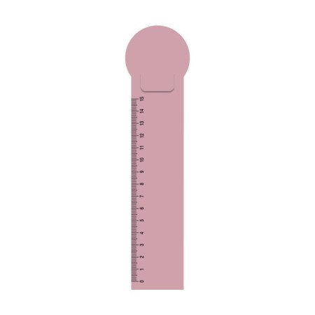 A set of 4 plastic bookmarks Erichkrause "Matt Manga", a 15cm scale, in a package, mix-5