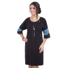 Women's dress, size 42, black color