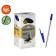 Ballic handle Corvina "51 Classic" Blue ink, 1.0 mm node, transparent case