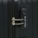Average suitcase 24 "on a zipper, code lock, 4 wheels, black color