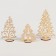 New Year's blanks for creativity "New Year! Christmas trees on the stand ", 3 pcs