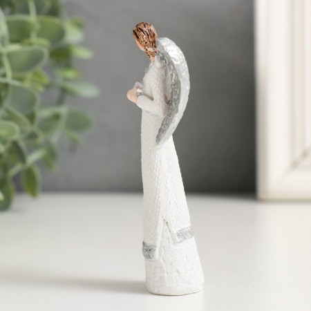 Souvenir Polystone "Faceless angel with silver wings" mix 10 cm-4