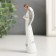 Souvenir Polystone "Faceless angel with silver wings" mix 10 cm