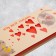 An envelope for money with an additional element "I love you", handmade, 19 × 9 cm