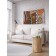 Decorative panel with photo printing "African abstraction", horizontal, size 100x150 cm