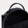 Backpack - female bag Richet, artificial leather, black color