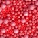 Sprinking confectionery dragees in confectionery and sugar glaze "Pink pearls" 1.5 kg