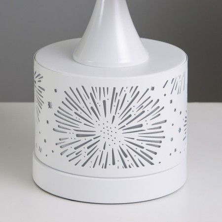 Aroma lace with backlight "Salute" E27 40W+RGB white 13x13x30 cm-6