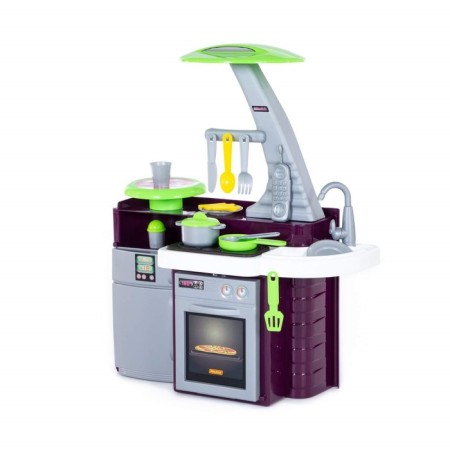 Game module "Kitchen Laura" with a hob, light and sound effects, works from batteries