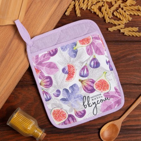 Ethelir pockets Take "Figs" 21x17 cm, 100% cotton, Vatin 250 g/m2 4529590