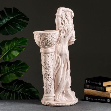 Figure from the Kashpo "Girl at the Column" aged 25x64x30cm-3