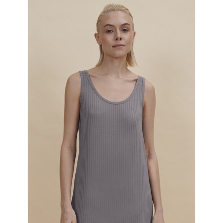 Female dress, size l, gray color-9