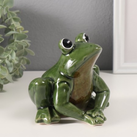 Souvenir Ceramics "Facing Frog" 12x12x10.5 cm-1