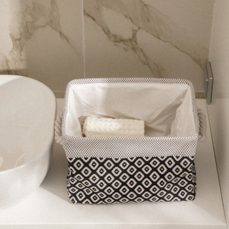 Box for storing things SL Home, 31 × 22 × 22.5 cm, white color-6