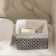 Box for storing things SL Home, 31 × 22 × 22.5 cm, white color