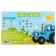 Plasticine 12 colors 180 g, blue tractor