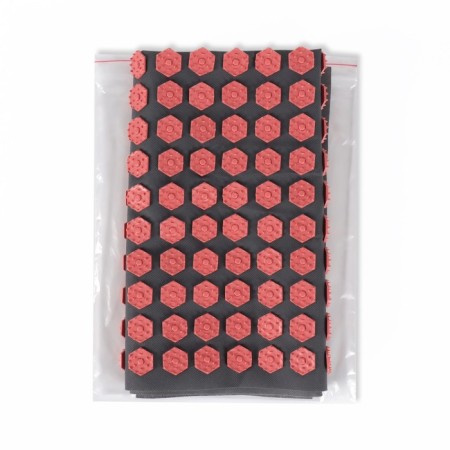 Iplikator-river, the basis of Spanbond, 360 modules, 56 × 62 cm, dark gray/red color-7