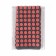 Iplikator-river, the basis of Spanbond, 360 modules, 56 × 62 cm, dark gray/red color