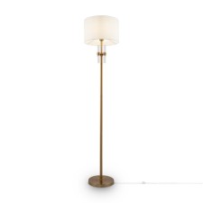 Freya FR5186FL-01BS Lino, 340x340x1580 mm, E27, 1x60W, brass color.