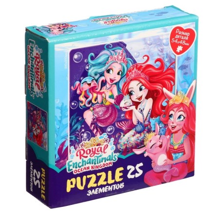 Puzzle "Enchantimals. Sea girlfriends ", 25 elements