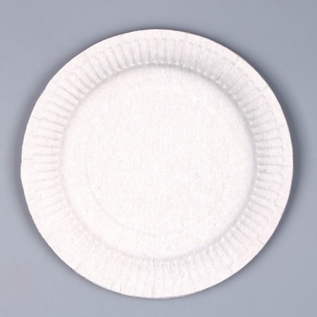 Disposable paper plate "since March 8", 18 cm-3