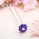 Hair hairpin "Flower" Vasille, 1.2 cm, mix