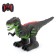 The dinosaur radio-controlled t -rex moves his head, works from the battery, light and sound, mix