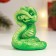 The figure "The snake spies" light green, 8x8cm