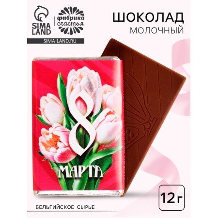 Milk chocolate “You have everything”, 12 g.