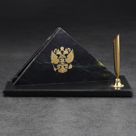 Table "Triangle" set, with a coat of arms, a coil-2