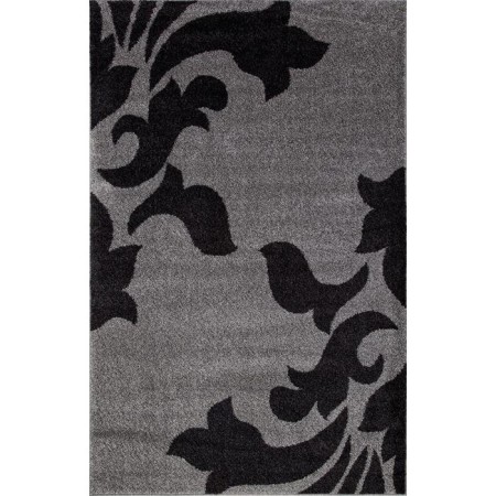 Rectangular carpet Merinos Platinum, size 150x230 cm, color Gray-Black