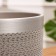 Flower pot "Brussels" gray silver cylinder No. 4, 4.2 l