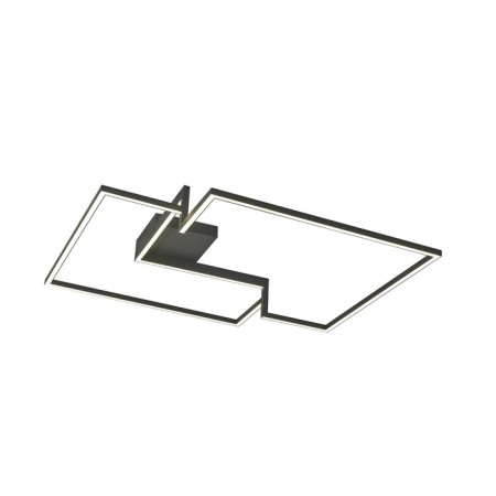 Ceiling Lamp Mantra Boutique, LED, 4250LM, 3000K, 820x820x159 mm, black color black