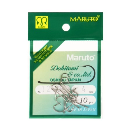 Hooks Maruto 1210, color Ni, No. 4, 10 pcs.