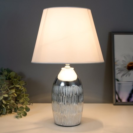 Celeste table lamp E14 40W silver 22x22x28 cm Risalux-1