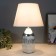 Celeste table lamp E14 40W silver 22x22x28 cm Risalux