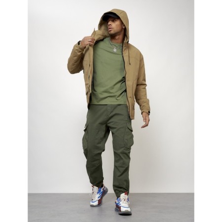 Male spring jacket, size 54, mustard color-6