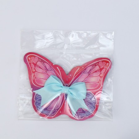 Hair elastic band with a bow "butterfly" diam. 4 cm-5