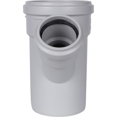 Sewer tee stout SKB-0015-115845, 110 x 58 mm, 45 °, silent-1