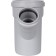 Sewer tee stout SKB-0015-115845, 110 x 58 mm, 45 °, silent