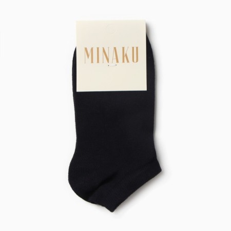 Women's socks shortened minku, dark blue color, rr 36-39 (23-25 ​​cm)-2