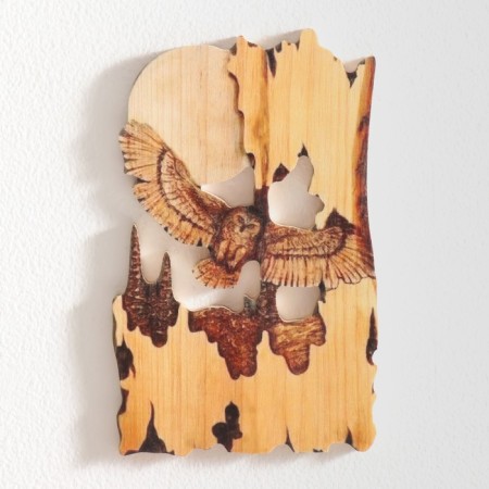 Panel Interior tree "Flying Eaging" 12x0.7x19 cm-1